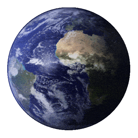 spinning globe